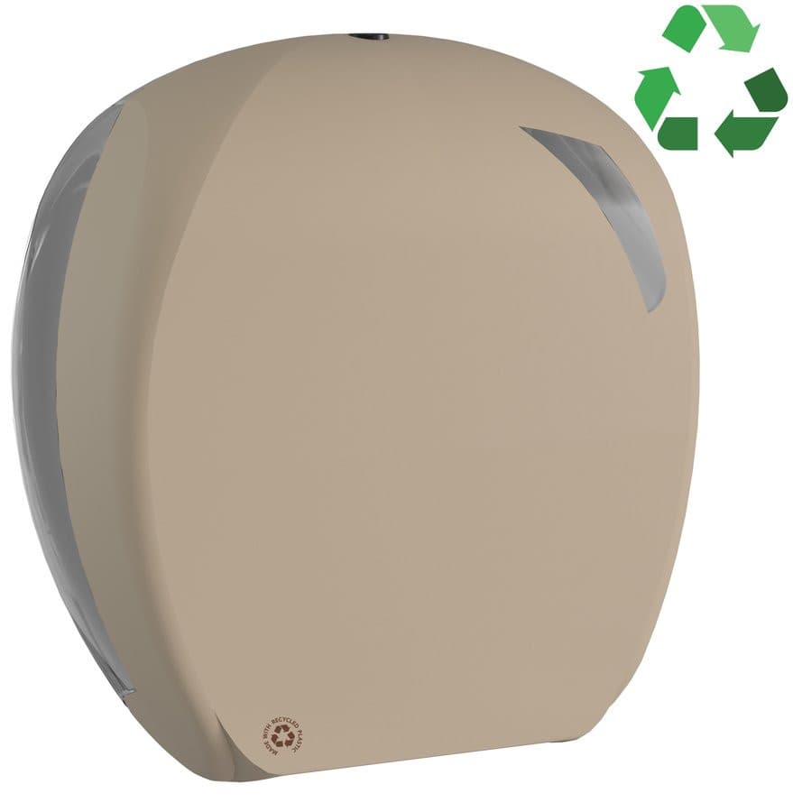 Wieszak na papier toaletowy SKIN 24 cm z ABS piaskowy